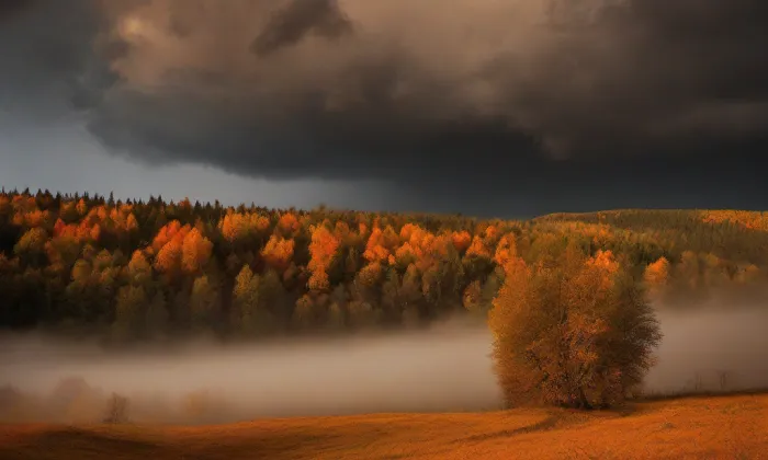 Hrad u Čtyřkol – autumn