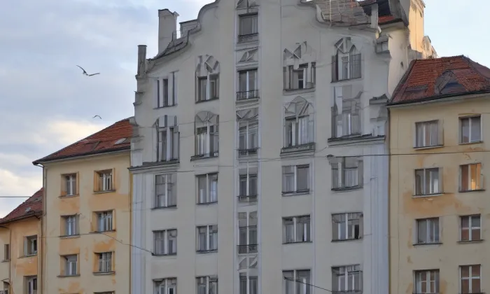 Husův sbor v Dejvicích – autumn