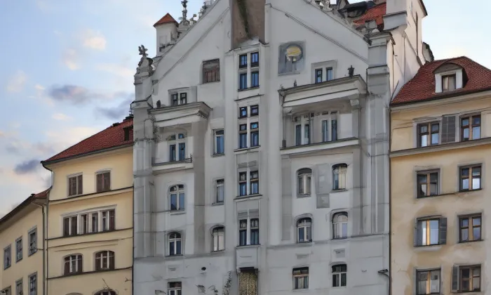 Husův sbor v Dejvicích – noc