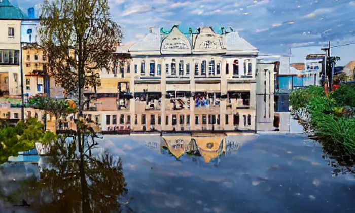 jezový most a zdymadlo Miřejovice – noc