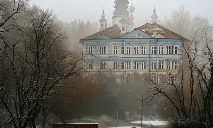 Jiráskovy sady (Nusle) – winter
