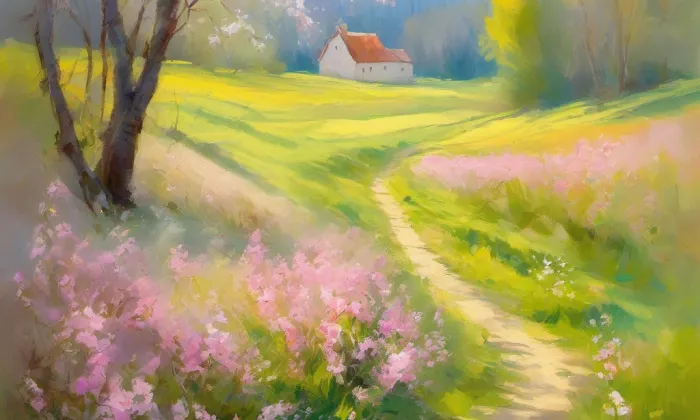 Kamenického stezka – spring