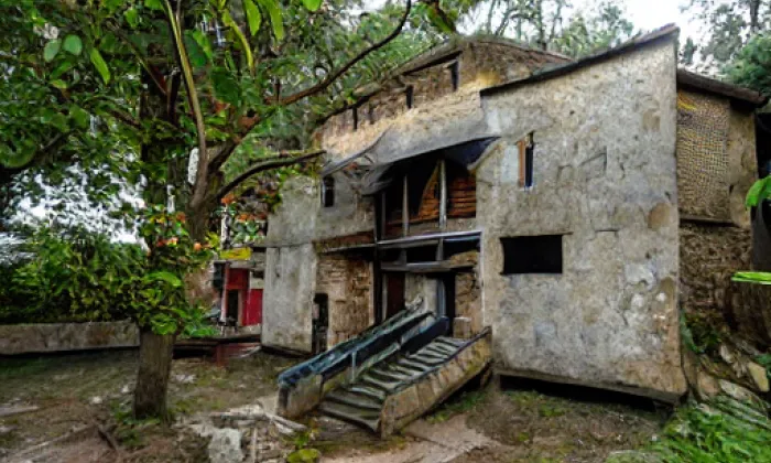 kamenný mostek u Kájova – noc