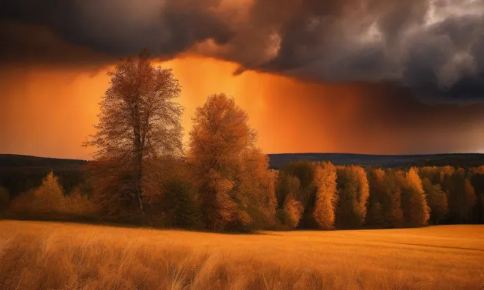 kaple (Město Touškov) – autumn