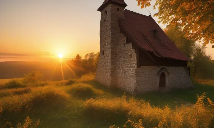 kaple Božského Srdce Páně (Vysokov) – summer
