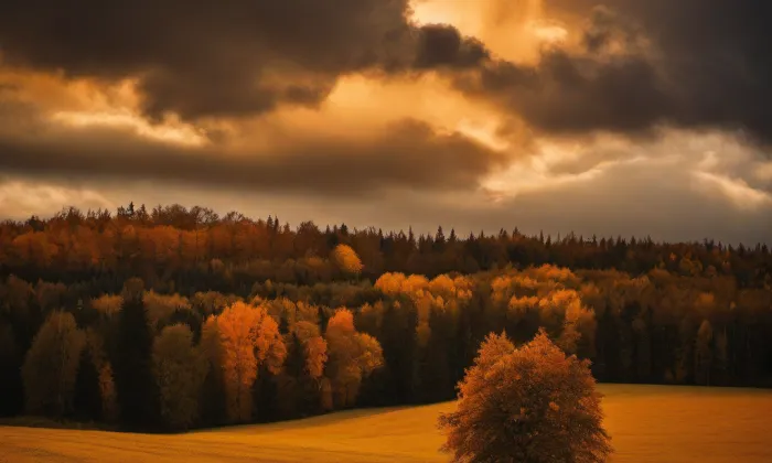 kaple Jména Panny Marie (Zdiměřice) – autumn