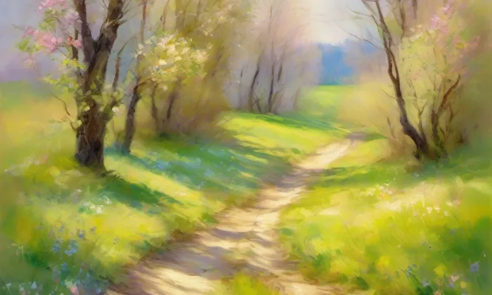 kaple na Mravenčím vrchu – spring