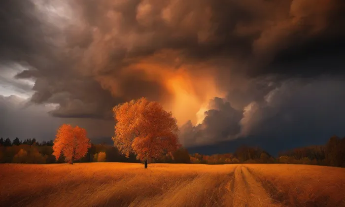 kaple Nalezení svatého Kříže (Teplice) – autumn