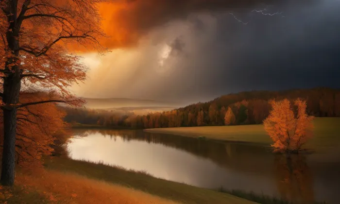 kaple Nanebevzetí Panny Marie (Božanov) – autumn