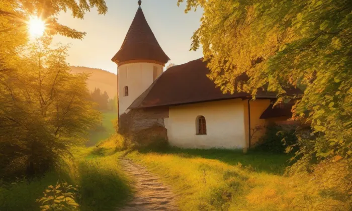 kaple Nanebevzetí Panny Marie (Kupařovice) – summer