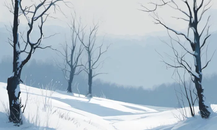 kaple Navštívení Panny Marie (Bílý Újezd) – winter