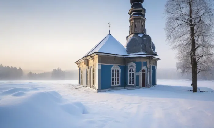 kaple Nejsvětější Trojice (Dvůr Králové nad Labem) – winter