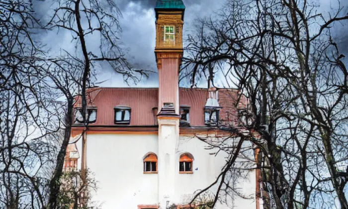 Kaple Nejsvětější Trojice (Křinec) – autumn