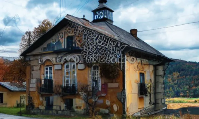 kaple Nejsvětější Trojice (Klášterská Lhota) – autumn