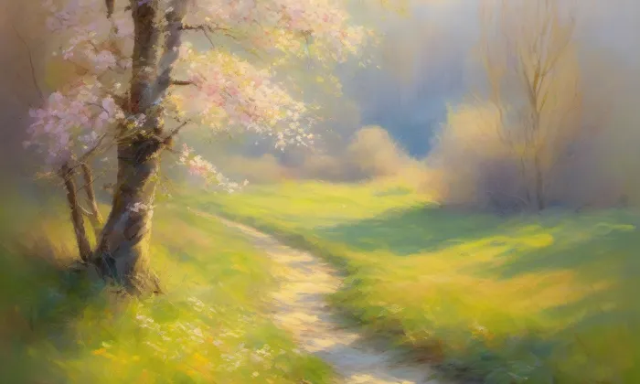 kaple Nejsvětější Trojice (Kramolna) – spring