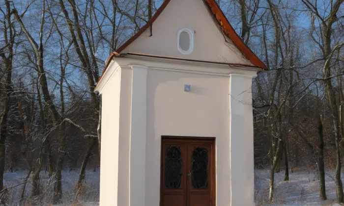 kaple Nejsvětější Trojice u Děrného – autumn