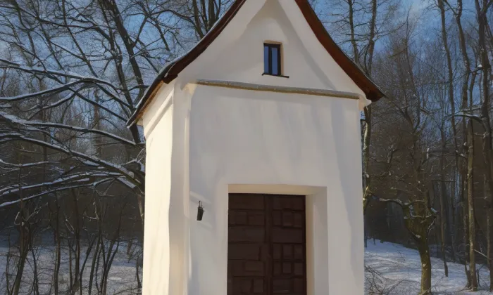 kaple Nejsvětější Trojice u Děrného – spring