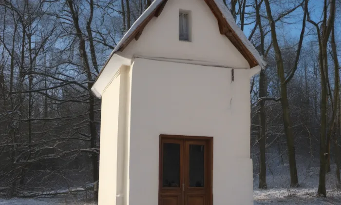kaple Nejsvětější Trojice u Děrného – winter