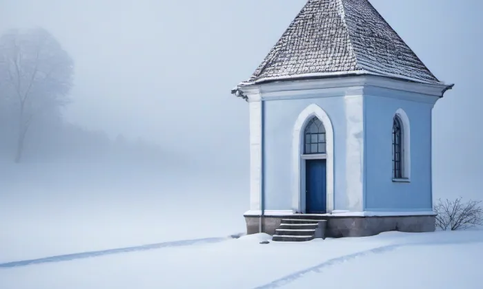 kaple Neposkvrněného početí Panny Marie (Kuří) – winter