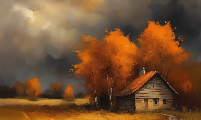 kaple Obětování Panny Marie – autumn
