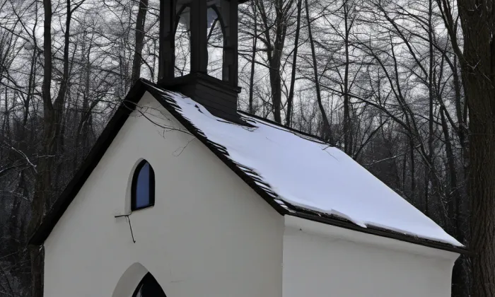Kaple Panny Marie (Andělská Hora) – winter