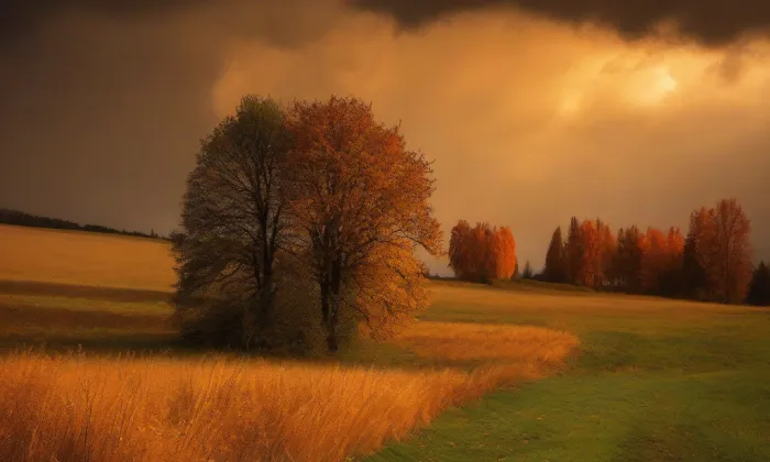 kaple Panny Marie (Chrást) – autumn