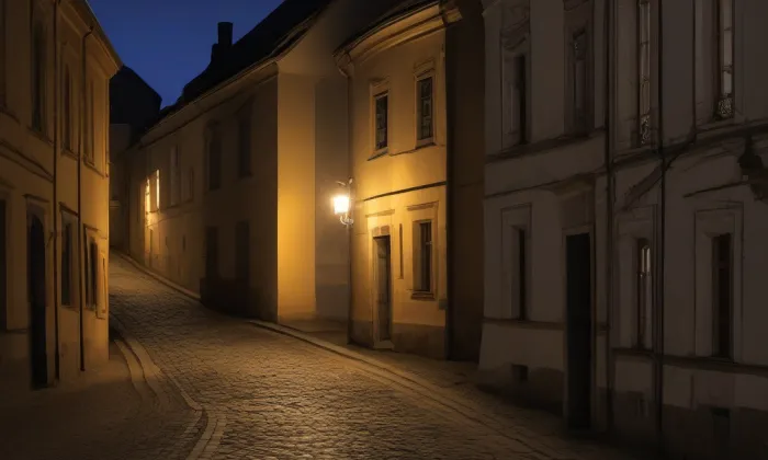 kaple Panny Marie (Chrást) – noc