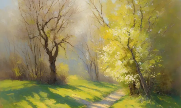 kaple Panny Marie (Dolánky nad Ohří) – spring
