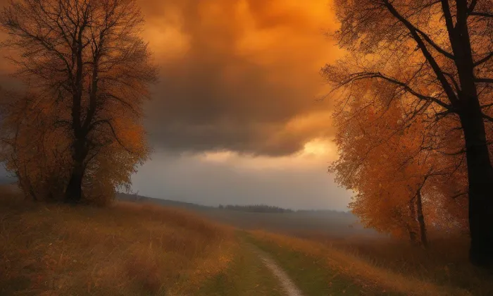 kaple Panny Marie Pomocné (Poříčí) – autumn