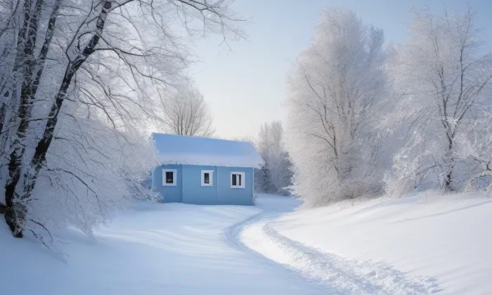kaple Panny Marie Pomocné (Zahrady) – winter