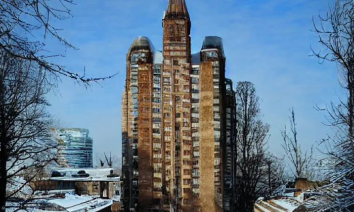 kaple Panny Marie Sněžné na Hvězdě – winter