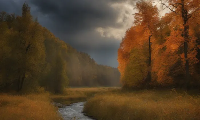 kaple Panny Marie Vranovské – autumn