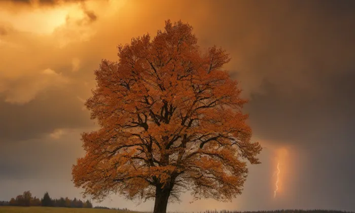 Kaple Povýšení svatého Kříže (Soběkury) – autumn