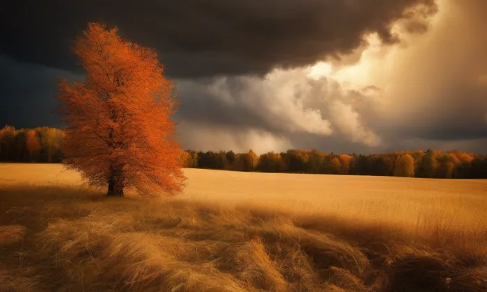 kaple Povýšení svatého Kříže v Jesenném – autumn