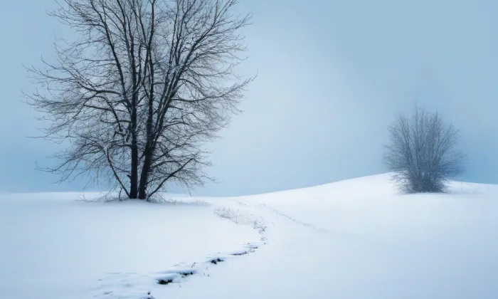 kaple Srdce Ježíšova – winter