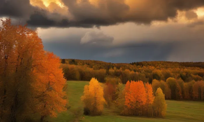 kaple svaté Anny (Žárová) – autumn