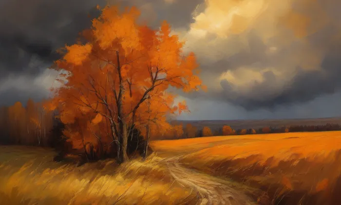 kaple svaté Anny (Luka) – autumn