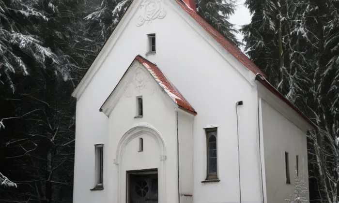 kaple svaté Anny (Strančice) – winter