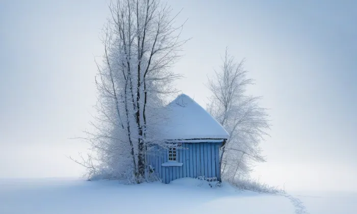 kaple svaté Barbory (Podlesí) – winter