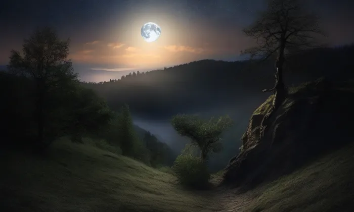 kaple svaté Kateřiny (Karlštejn) – noc