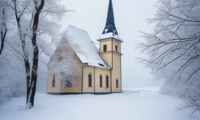 kaple svaté Rodiny (Benátky nad Jizerou I) – winter