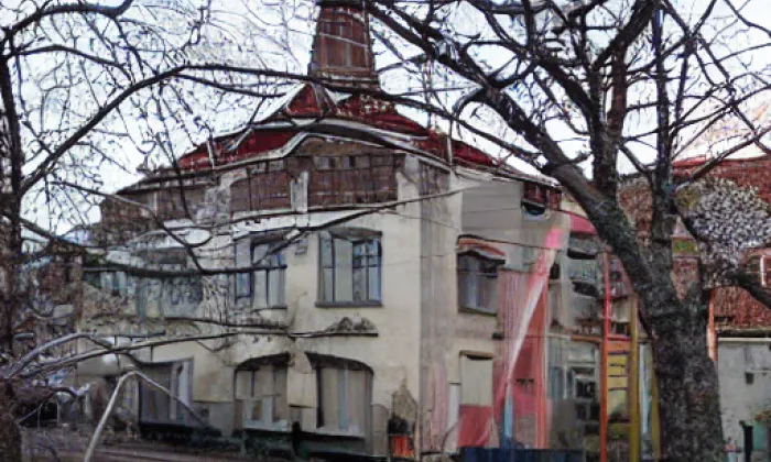kaple svaté Rodiny (Praha 2) – akvarel