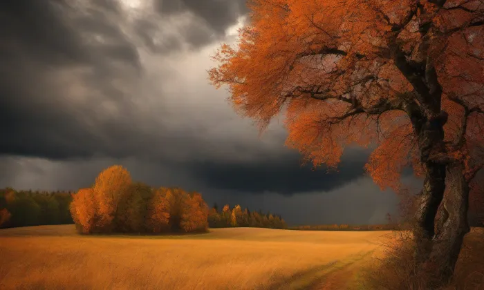 kaple svaté Tekly – autumn
