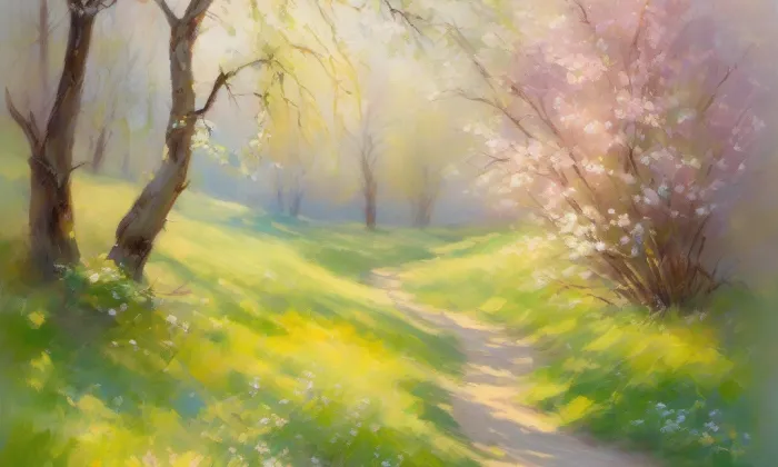 kaple svaté Tekly – spring