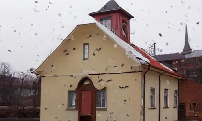 kaple svatých Andělů Strážných (Říkov) – winter