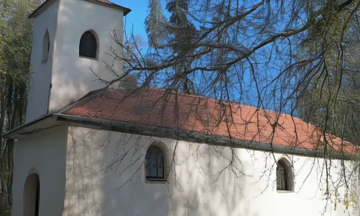 kaple svatých Fabiána a Šebestiána v Žalanech – winter