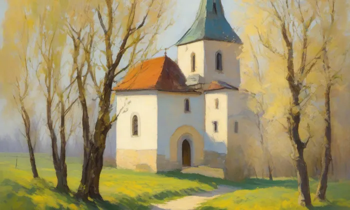 kaple svatého Antonína (Libouchec) – spring