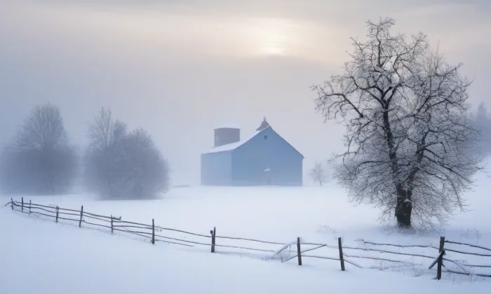 Kaple svatého Antonína Paduánského (Vřesina) – winter
