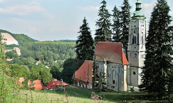 kaple svatého Antonína Paduánského (Šimonovice) – akvarel