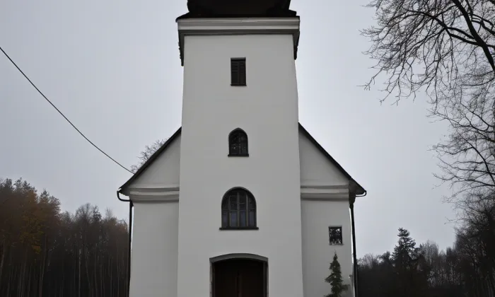 kaple svatého Cyrila a Metoděje (Kochánov) – winter